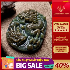 Dây chuyền Long bài hộ chủ phỉ thủy Tuyp A - Quà tặng sinh nhật/ Phong Thủy/ Trang trí