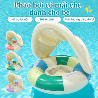 Phao Bơi Trẻ Em Có Mái Che Chống Nắng | Phao Tập Bơi Có Ghế Ngồi An Toàn Cho Bé