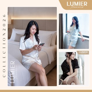 Bộ đồ pizama nữ cộc tay, lụa latin trơn không hoạ tiết