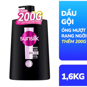 Dầu Gội Sunsilk 1.6kg Chai Lớn Siêu Tiết Kiệm - Đủ Mùi (Đen/Vàng/Hồng)