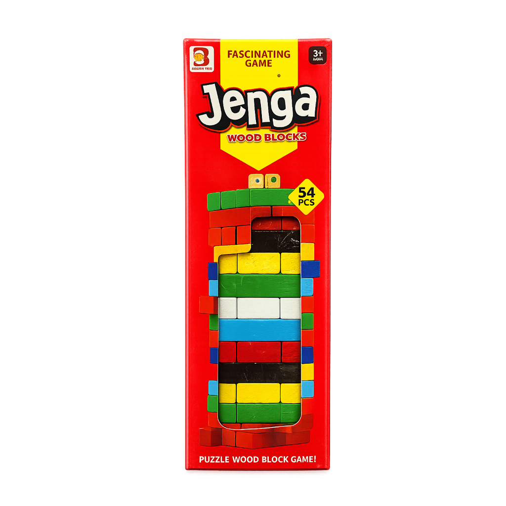 Đồ Chơi Rút Gỗ Jenga 54 Thanh Trò Chơi Cân Bằng Thông Minh Cho Bé Gia Đình Quà Tặng Trẻ Em