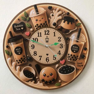 Một Góc Tường Đẹp Với Đồng Hồ Treo Tường Abatsu