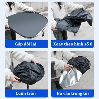 Tấm che nắng kính lái ô tô,bạt che kính lái ô tô chống tia UV cách nhiệt bảo vệ nội thất xe ô tô