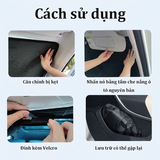 Tấm che nắng kính lái ô tô,bạt che kính lái ô tô chống tia UV cách nhiệt bảo vệ nội thất xe ô tô