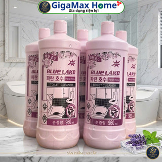 Nước Tẩy Bồn Cầu & Nhà Vệ Sinh BLUE LAKE - Hương Đào Đậm Đặc (Chai 960ml) công nghệ Hàn Quốc