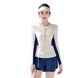 Đồ Bơi Nữ Đi Bơi Đi Biển Dài Tay Chống Nắng Cao Cấp Quần Hai Ống Nhanh Khô Thoáng Khí