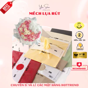 Giấy Mếch Lụa Dạng Rút Tiện Lợi Túi 38 Tờ Kích Thước 30*30 Dùng Bó Hoa, Trang Trí, Decor, Handmade