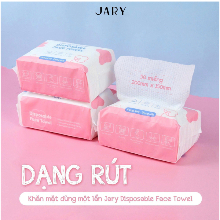 Khăn mặt Jary Disposable Face Towel - 50 miếng