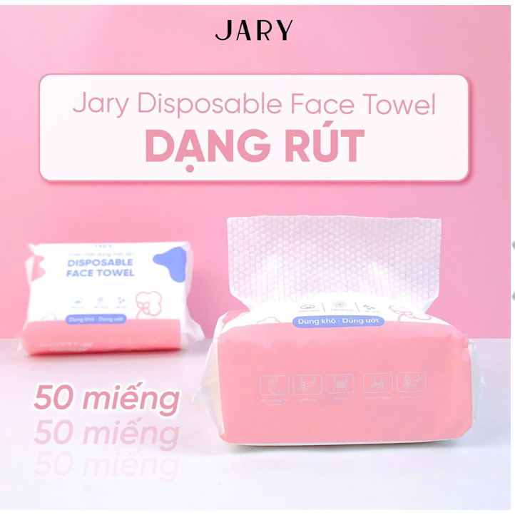 Khăn mặt Jary Disposable Face Towel - 50 miếng