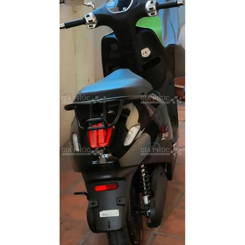 Tay Dắt Cảng Sau Evo 200 Evo Grand Sắt Sơn Đen Tĩnh Điện Phụ Kiện Xe Điện