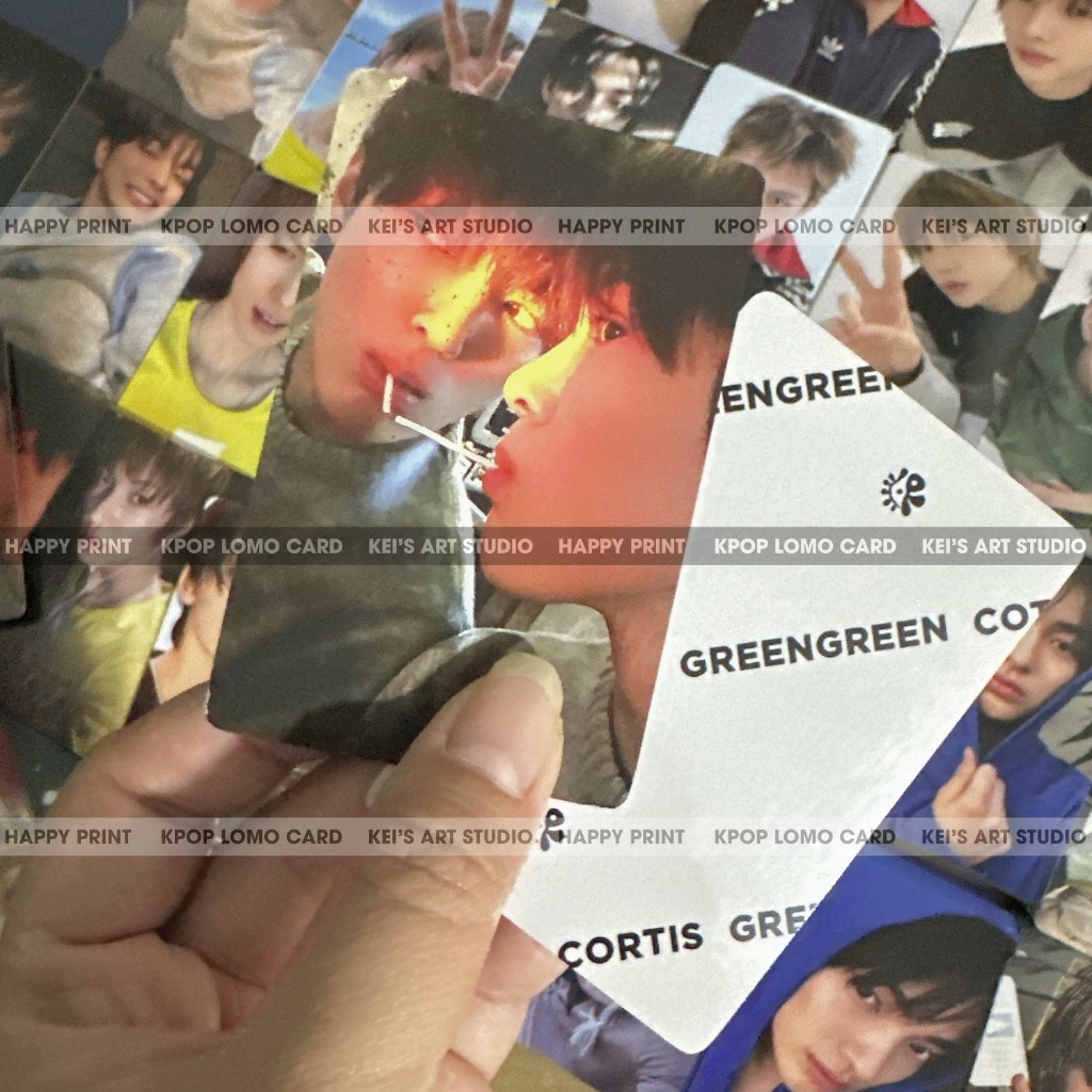 [CARD LOMO] GREEEN.GREEN CARD ALBUM- Thẻ ảnh photocard C.ORTIS: James, juhoon, martin, seongyheon, keonho