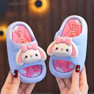 Dép Thỏ Hoạt Hình Cho Bé DP60, Đế Êm Không Đau Gót Chân