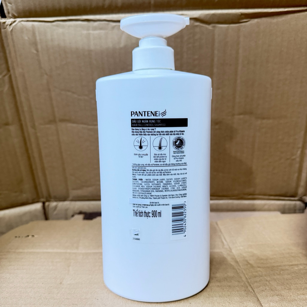 Dầu gội Và Dầu Xả dưỡng chất ngăn rụng tóc Việt Nam Pantene chai 900g Và Xả 650g(mầu đỏ) | BigBuy360 - bigbuy360.vn
