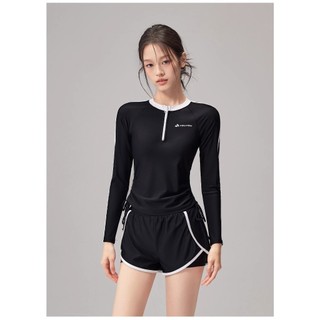 Đồ Bơi Nữ Đi Bơi Đi Biển Dài Tay Chống Nắng Cao Cấp Quần Hai Ống Nhanh Khô Thoáng Khí