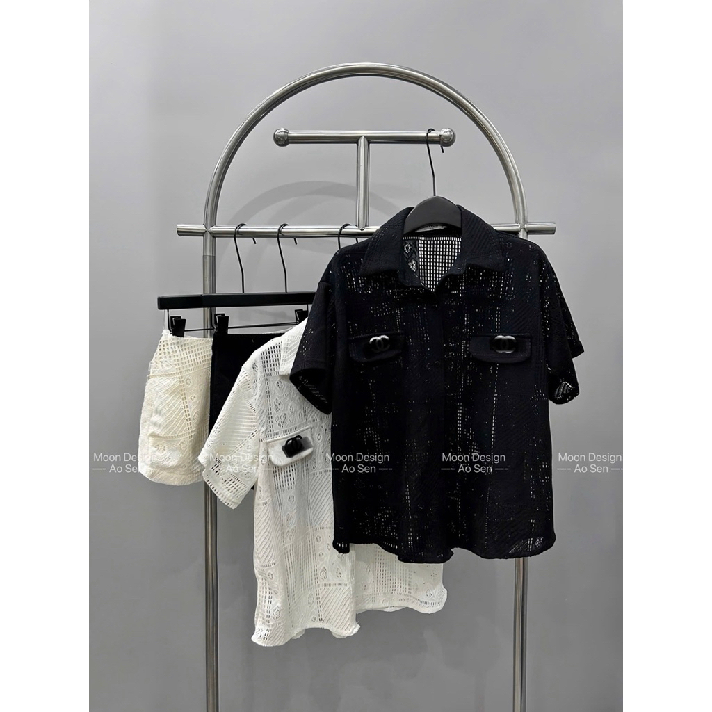 Set lưới thêu hàng tk new 🛒🖤