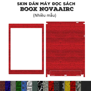 Skin dán máy đọc sách Boox NovaAirC (Nhiều mẫu) | Miếng dán Film 3m chống bám bẩn, bảo vệ Boox NovaAirC