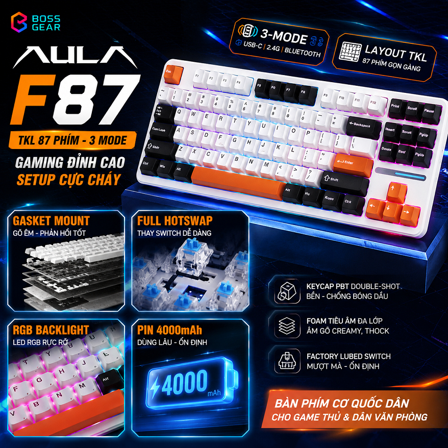 Aula f87 - Giá Tốt, Sale Tháng 07, Ship 0 Đồng | Shopee Việt Nam
