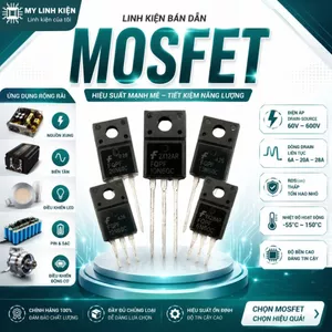 Mosfet 4N60 5N60 6N60 8N60 10N60 12N60 20N60 lưng nhựa đảm bảo chất lượng tốt.