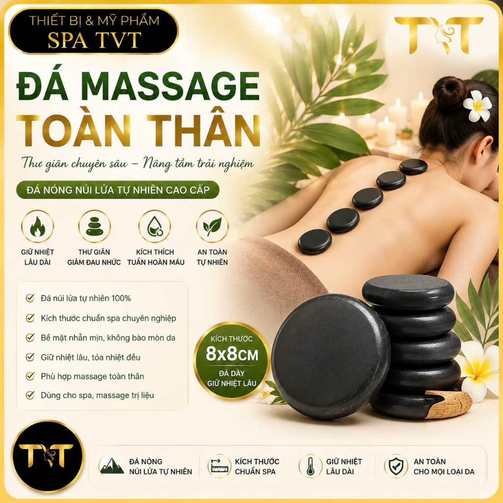 ĐÁ NÓNG MASSAGE ĐEN 8x8CM, ĐÁ NÓNG 3x4CM ĐÁ SPA, ĐÁ NÚI LỬA,ĐẢ THÔNG KINH LẠC