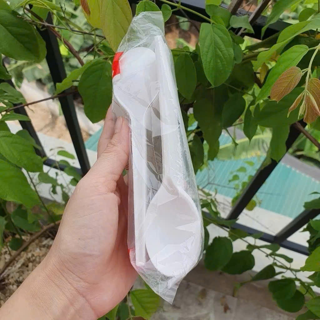 Túi 50/100 Thìa Nhựa/ Muỗng Nhựa Dùng 1 Lần - Thìa Dài 15- 20cm dùng cốc cao đủ màu