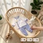 Bộ quần áo tay dài cài chéo sơ sinh mát rươi dành cho bé 3-10kg
