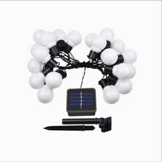 Dây đèn led trang trí năng lượng mặt trời Bóng to 5cm chống nước 20-50-100 bóng