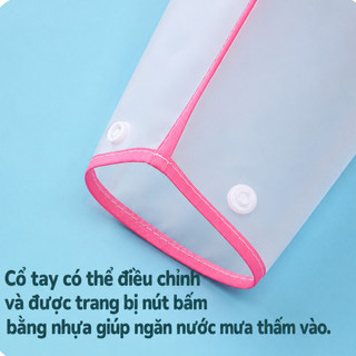Áo Mưa Trẻ Em Trong Suốt Có Nón Chống Mưa | Áo Mưa Bé Trai Bé Gái Đi Học Hoạt Hình Mẫu Giáo Tiểu Học