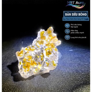 Tinh Thể Vàng Gold Ánh Kim - Golden Vein Luxury Crystal
