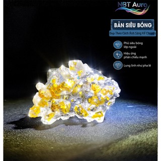 Tinh Thể Vàng Gold Ánh Kim - Golden Vein Luxury Crystal