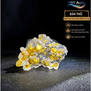 Tinh Thể Vàng Gold Ánh Kim - Golden Vein Luxury Crystal