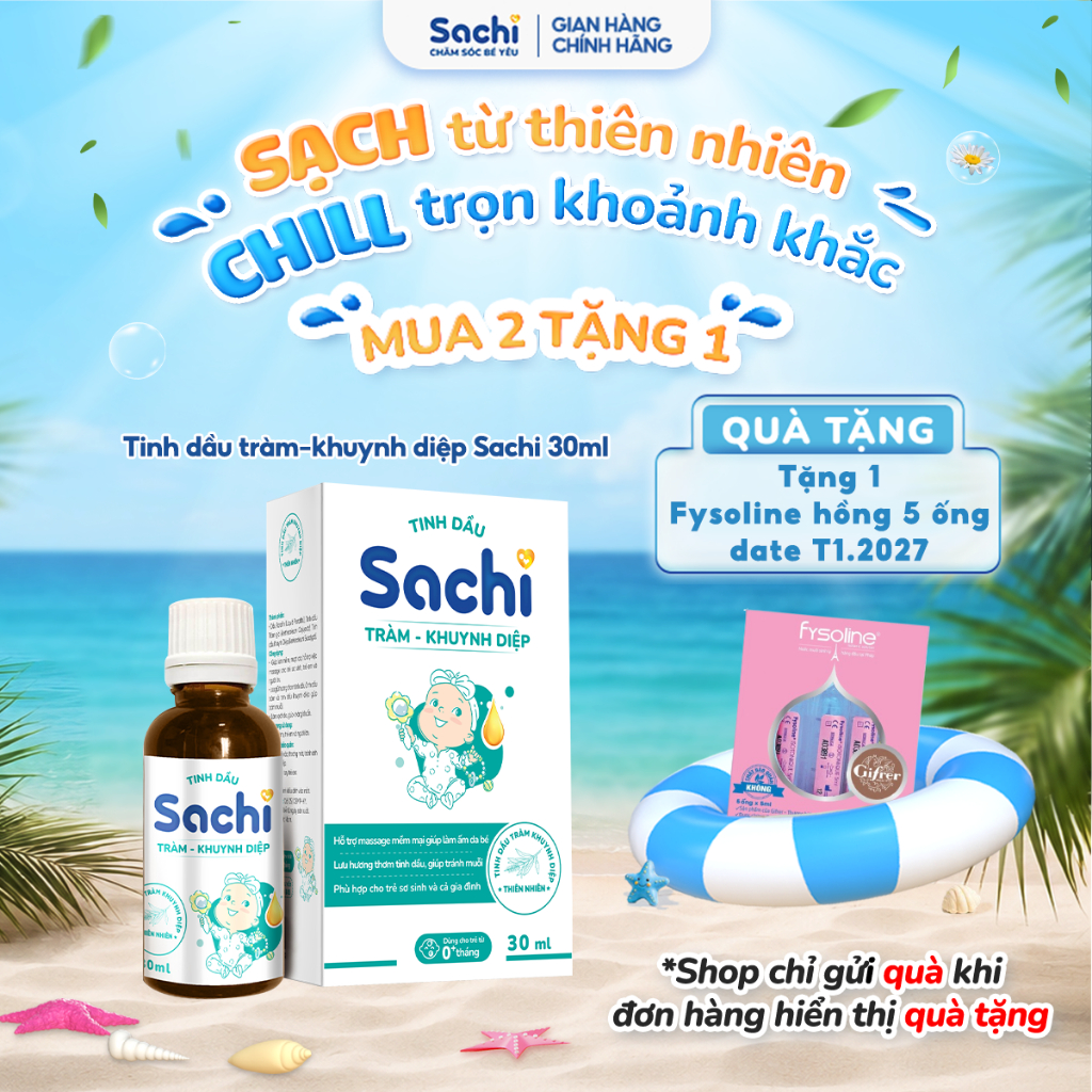 Tinh dầu tràm khuynh diệp Sachi 30ml
