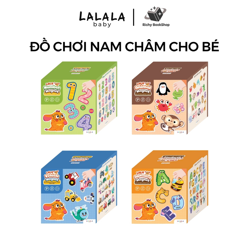 Đồ Chơi Nam Châm Lala Magnet Hỗ Trợ Phát Triển Khả Năng Tư Duy Cho Bé