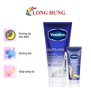 Sữa dưỡng thể Vaseline Gluta-Hya 70X Serum Burst Lotion OverNight Radiance Repair (300ml)