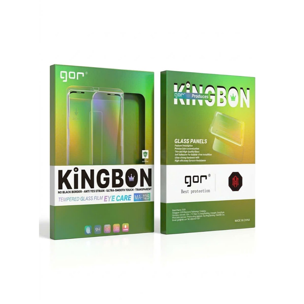Kính Cường Lực iPad Gor x KiNGBON MA-125 Chống Mỏi Mắt - Chống Ánh Sáng Xanh Kèm Khung Tự Dán