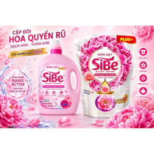 CHẲNG NGẠI GIẶT GIŨ CÙNG NƯỚC GIẶT SiBE 15 phút