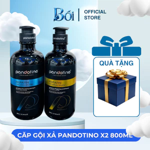 Dầu Gội Xả Pandotino 800ml x 2 Combo Gội Xả Chăm Sóc Tóc Hương Thơm Dịu Nhẹ Tóc Mềm Mại Dễ Chải