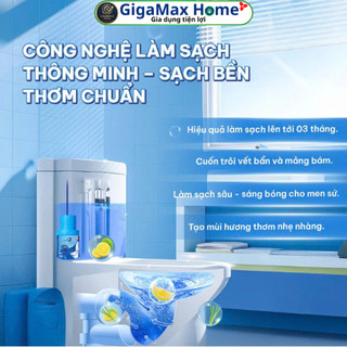 Cốc Thả Bồn Cầu CleanZ 180g – Tự Động Làm Sạch, Khử Mùi Kháng Khuẩn Suốt 3 Tháng | GigaMax Home
