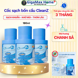 Cốc Thả Bồn Cầu CleanZ 180g – Tự Động Làm Sạch, Khử Mùi Kháng Khuẩn Suốt 3 Tháng | GigaMax Home