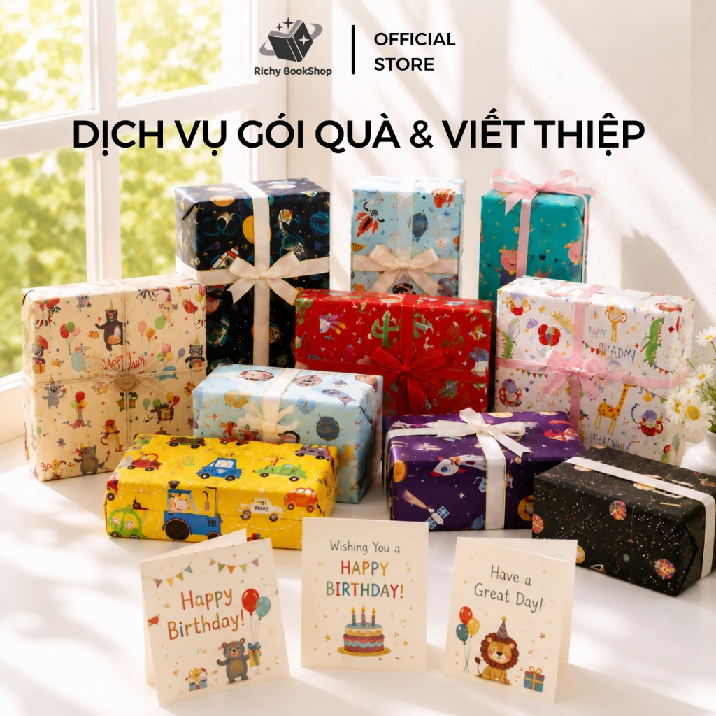 Dịch Vụ Gói Quà Viết Thiệp Richy bookshop