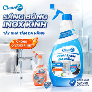 Chai Xịt Tẩy Rửa Đa Năng CleanZ 450ml – Đánh Bay Dầu Mỡ Bếp & Cặn Canxi Nhà Tắm Trong 5 Phút | GigaMax Home