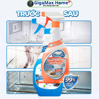 Chai Xịt Tẩy Rửa Đa Năng CleanZ 450ml – Đánh Bay Dầu Mỡ Bếp & Cặn Canxi Nhà Tắm Trong 5 Phút | GigaMax Home
