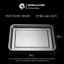 GIẢM SÂU 40% cho sản phẩm Khay inox đựng thực phẩm sâu 2cm - 4.8cm Gorilla Chef khay nhà bếp bằng inox độ dày 1mm