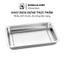 GIẢM SÂU 40% cho sản phẩm Khay inox đựng thực phẩm sâu 2cm - 4.8cm Gorilla Chef khay nhà bếp bằng inox độ dày 1mm