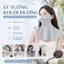 Khẩu Trang Che Mặt Cổ Chống Nắng Cao Cấp, TIDY SHOP, Khăn Che Mặt Cổ Đi Xe Máy Thoáng Nhẹ