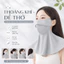 Khẩu Trang Che Mặt Cổ Chống Nắng Cao Cấp, TIDY SHOP, Khăn Che Mặt Cổ Đi Xe Máy Thoáng Nhẹ