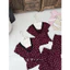 Set áo viền ren nơ ngực đùi bi