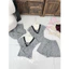 Set áo viền ren nơ ngực đùi bi