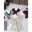 Set áo viền ren nơ ngực đùi bi