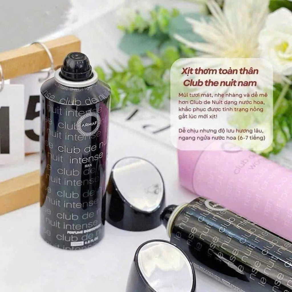 Xịt thơm toàn thân dành cho Nam.