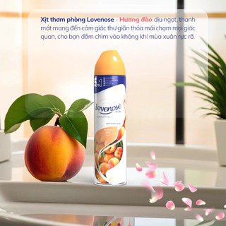 Bình Xịt Thơm Phòng Lovenose 320ml – Công Nghệ Nhật Bản Khử Mùi & Thanh Lọc Không Khí Siêu Tốc | GigaMax Home